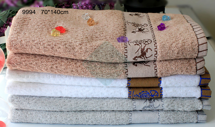 China Custom large beach towels Factory Bespoke Brand Bamboo Yoga Towels Exporter